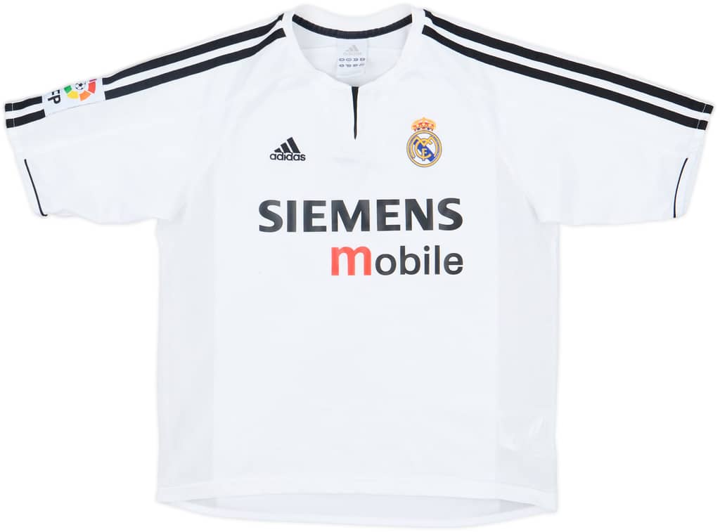 2003-04 Real Madrid Home Shirt - 7/10 - (L.Boys)