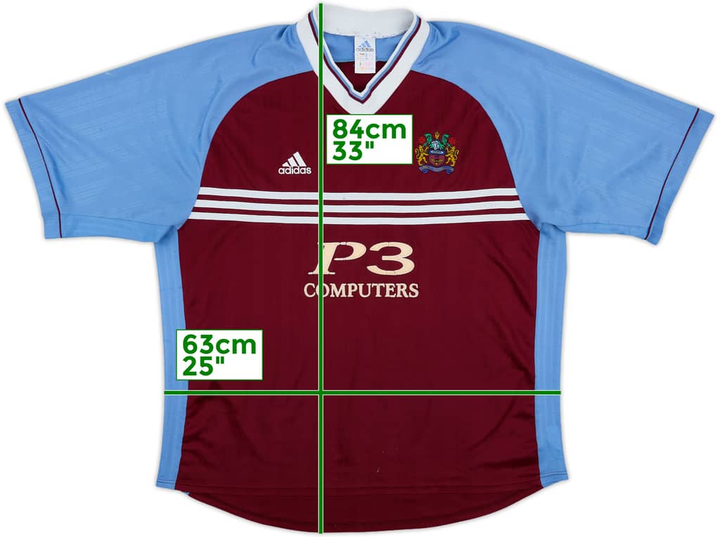 1998-99 Burnley Home Shirt - 7/10 - (XXL)