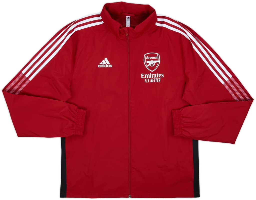 2021-22 Arsenal adidas Hooded Rain Jacket - 10/10 - (S)