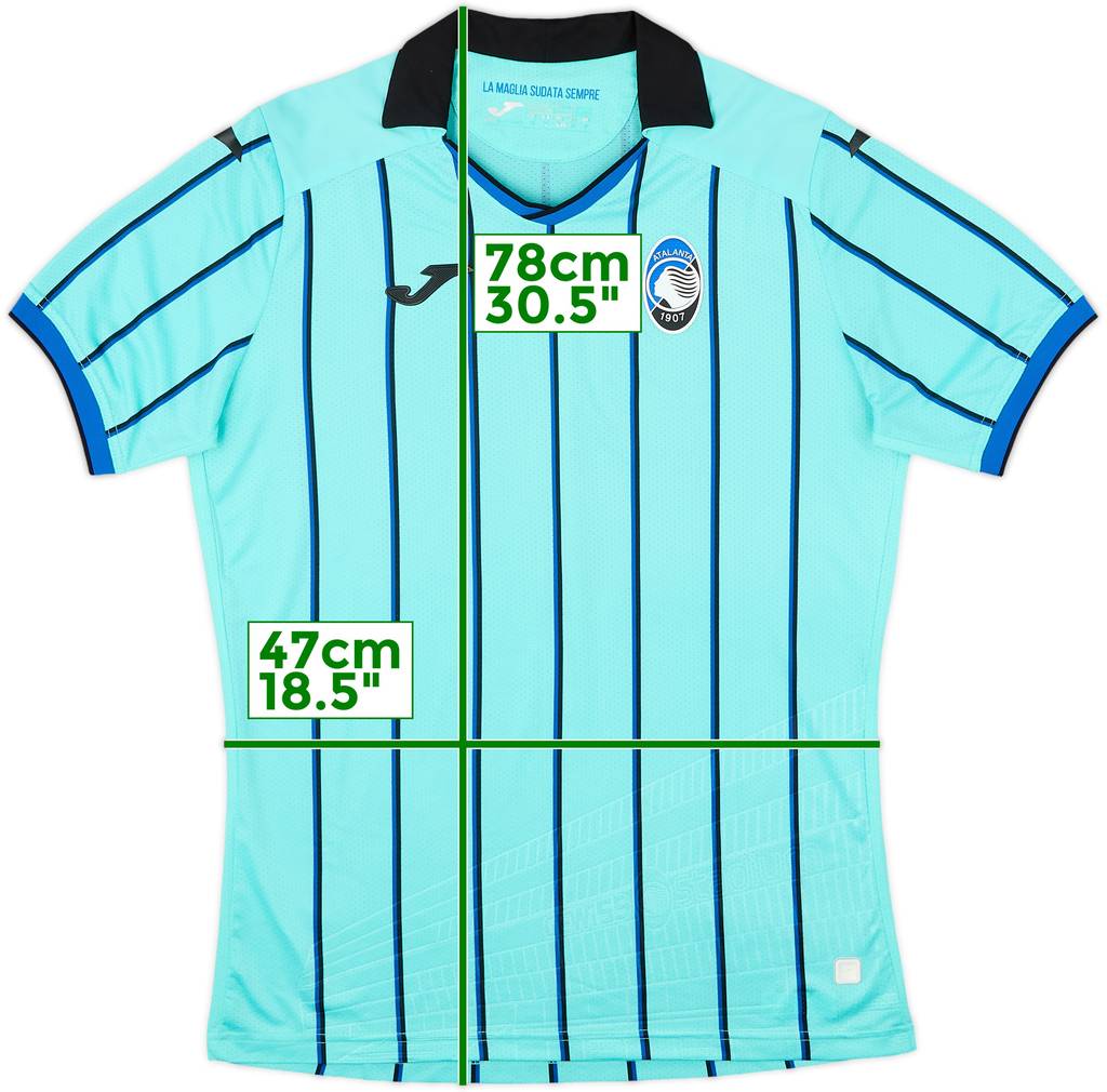 2022-23 Atalanta Third Shirt - 8/10 - (S)