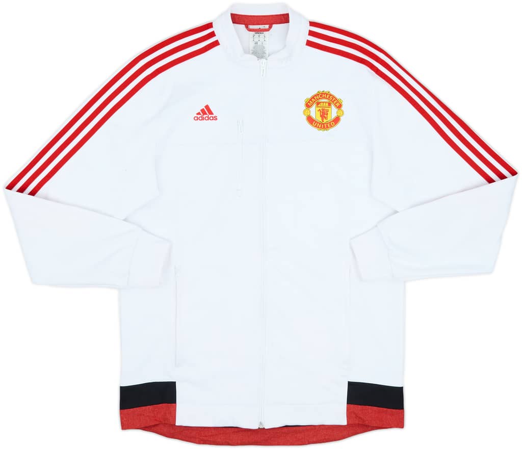 2015-16 Manchester United adidas Track Jacket - 6/10 - (M)