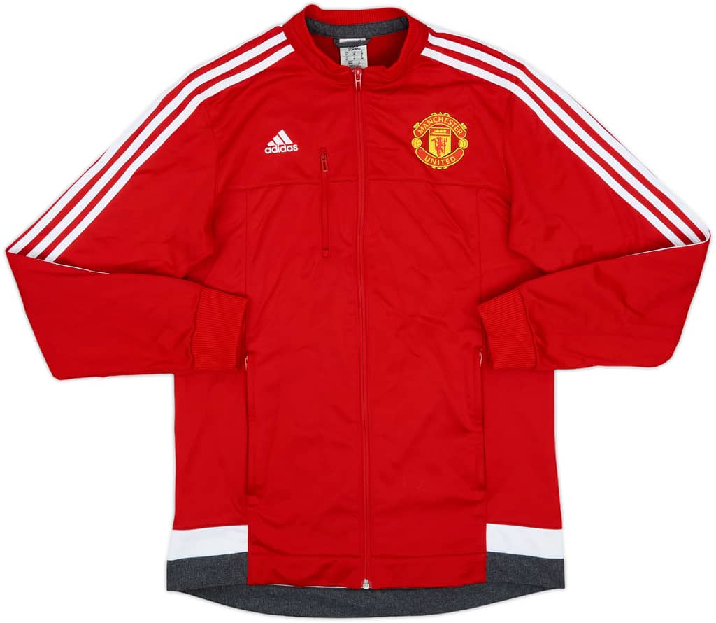 2015-16 Manchester United adidas Track Jacket - 7/10 - (M)