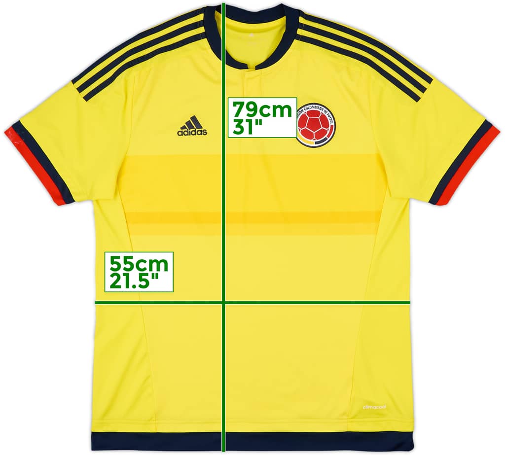 2015 Colombia Copa America Home Shirt - 9/10 - (L)