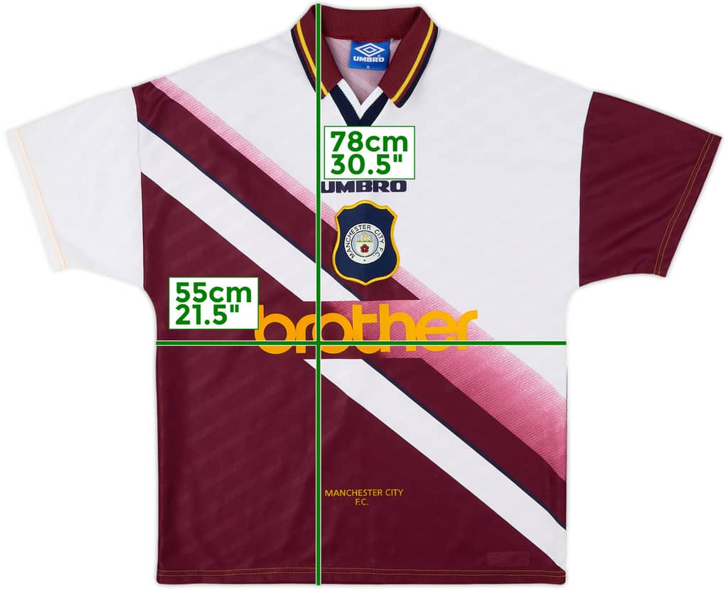 1996-97 Manchester City Away Shirt - 10/10 - (M)