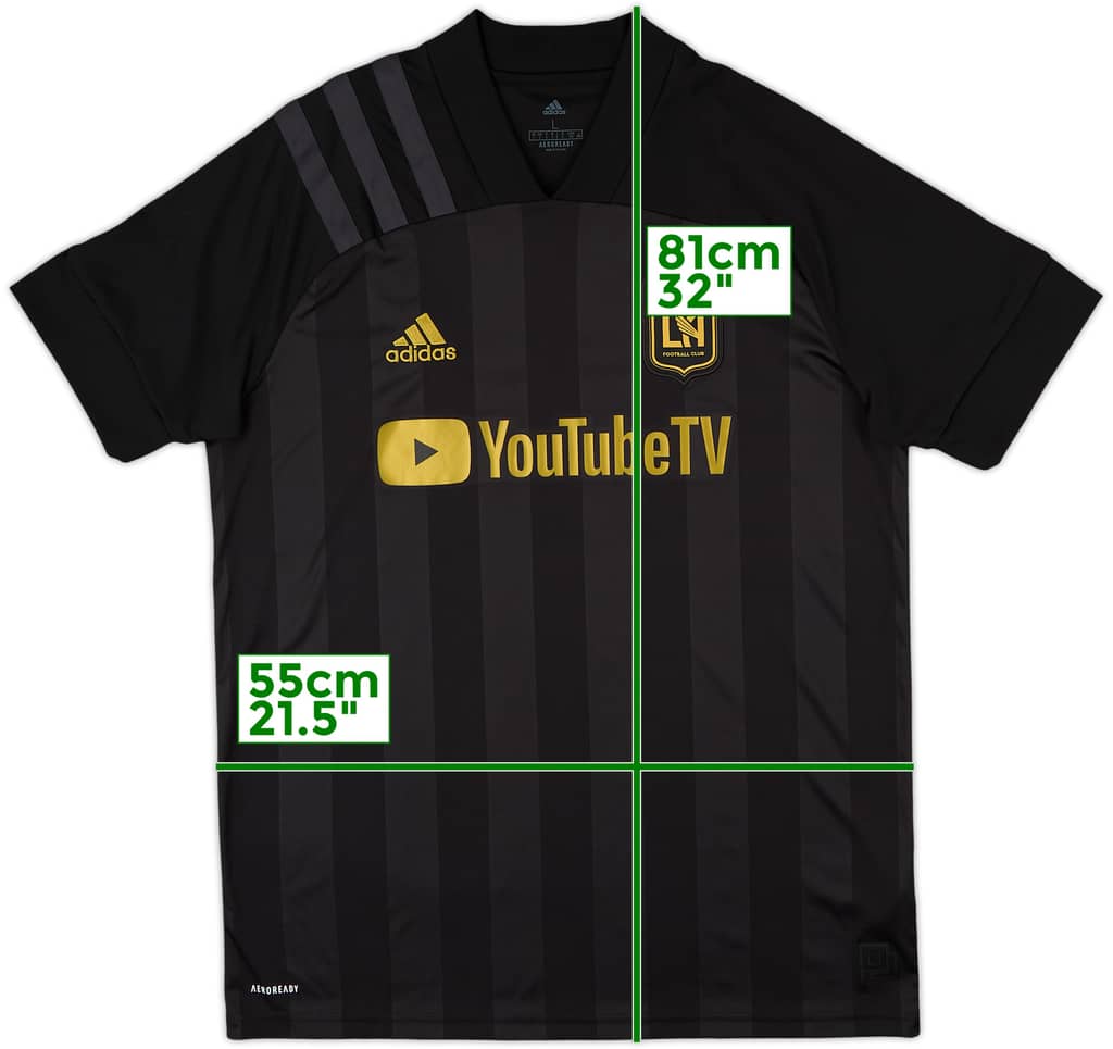 2020 LA FC Home Shirt - 9/10 - (L)