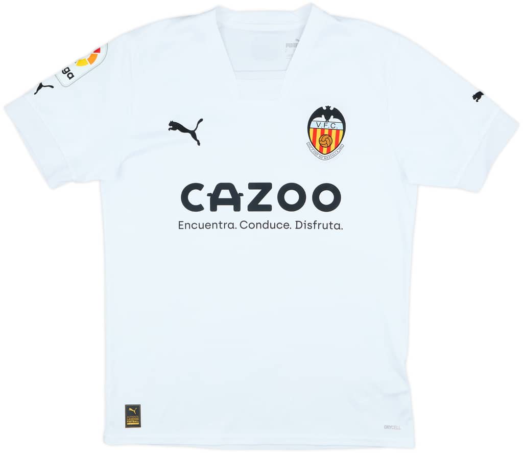 2022-23 Valencia Home Shirt - 9/10 - (M)