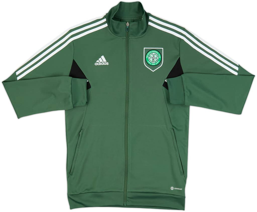 2022-23 Celtic adidas Track Jacket - 10/10 - (M)