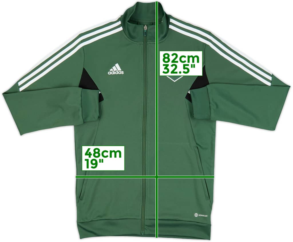 2022-23 Celtic adidas Track Jacket - 10/10 - (M)