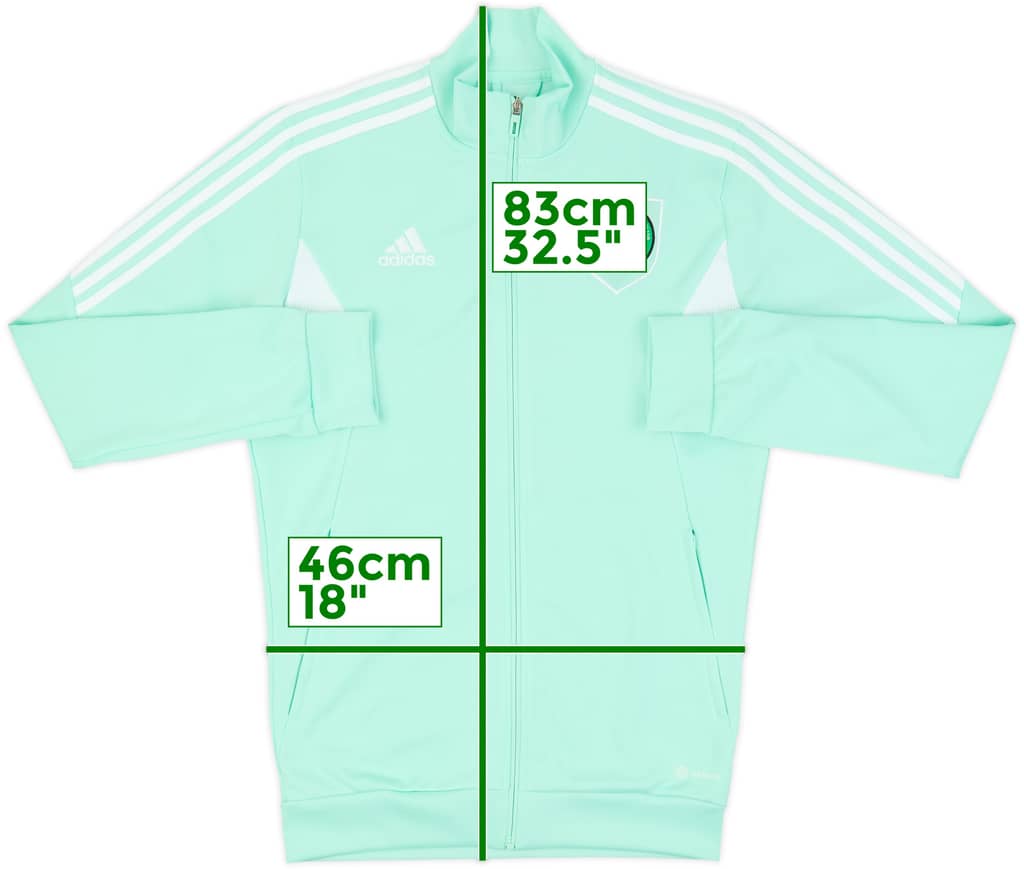 2022-23 Celtic adidas Track Jacket - 10/10 - (M)
