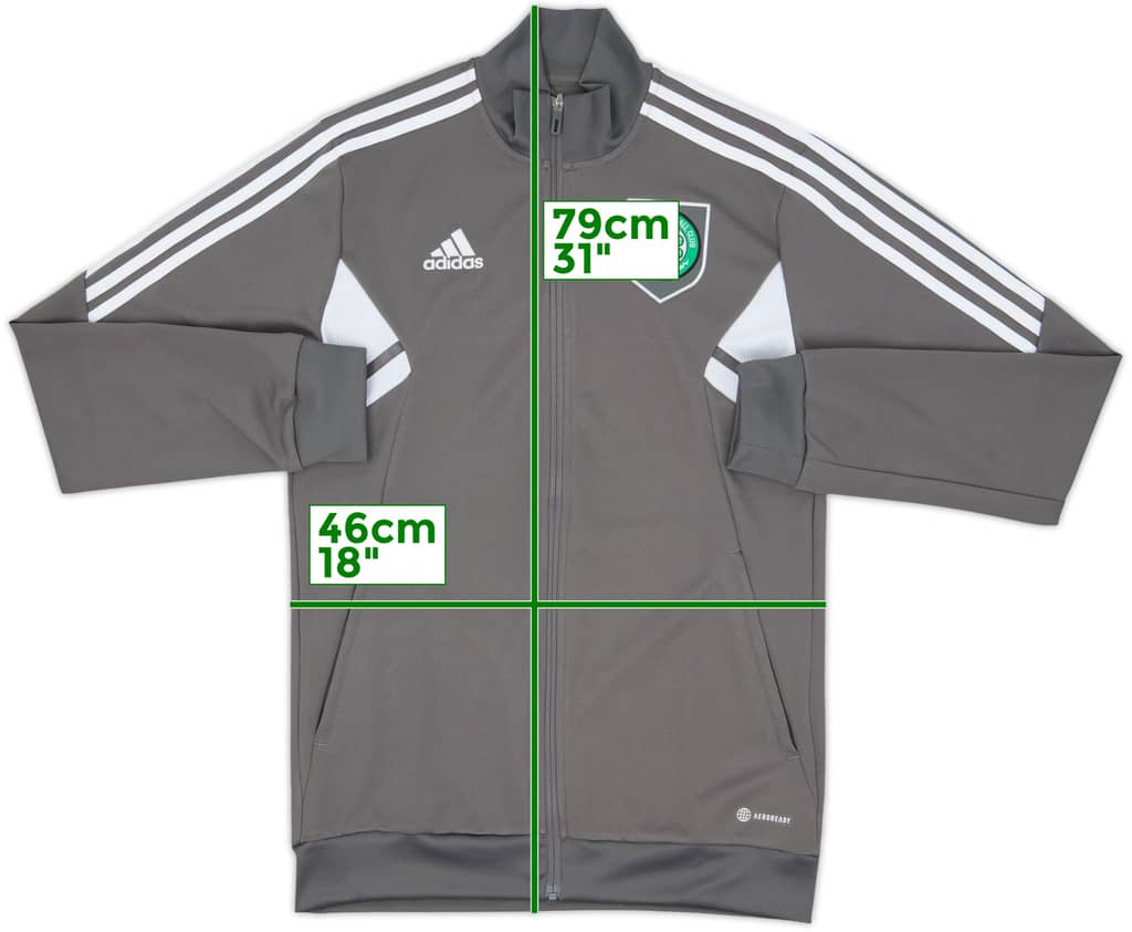 2022-23 Celtic adidas Sweat Top - 8/10 - (M)