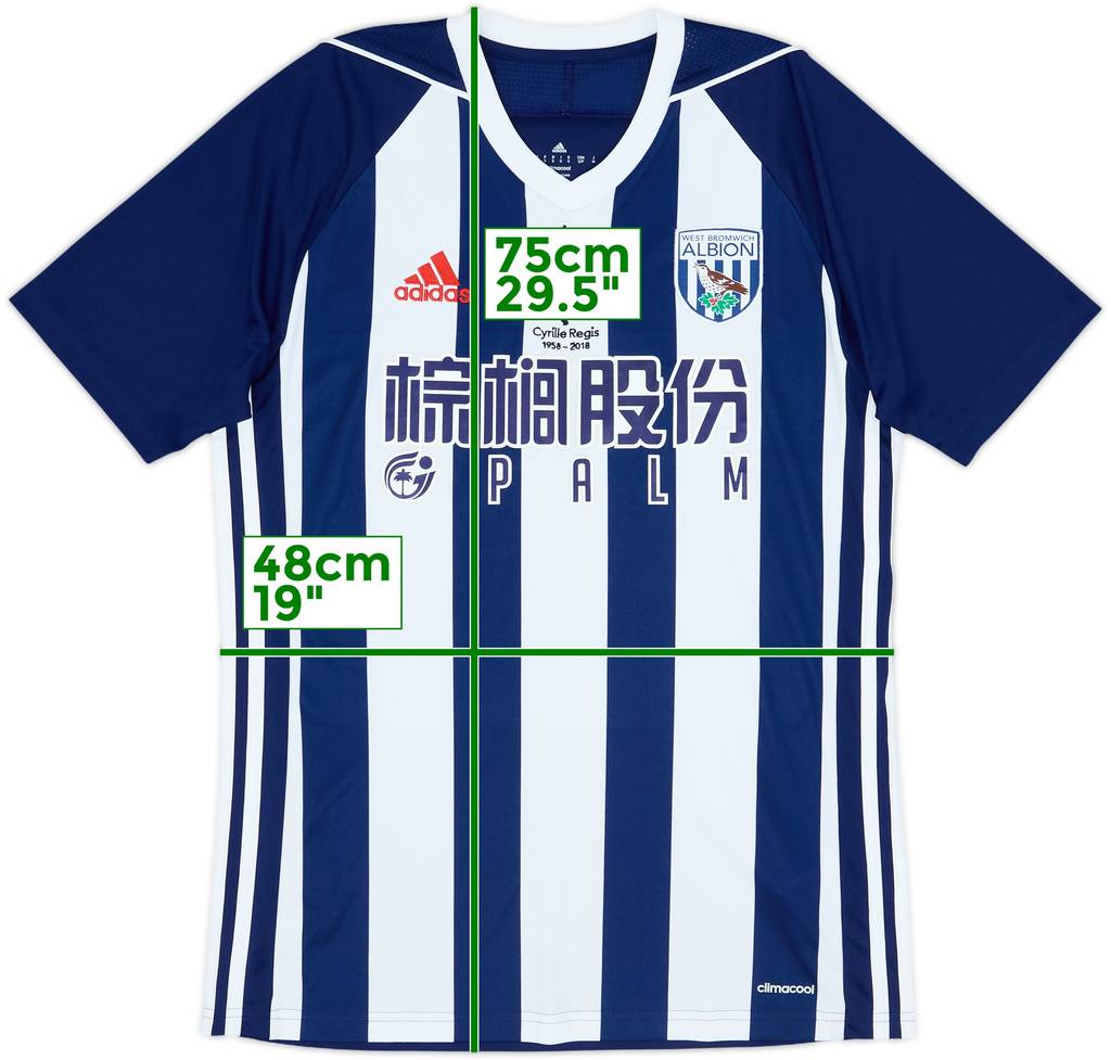 2017-18 West Brom Home Shirt - 9/10 - (S)