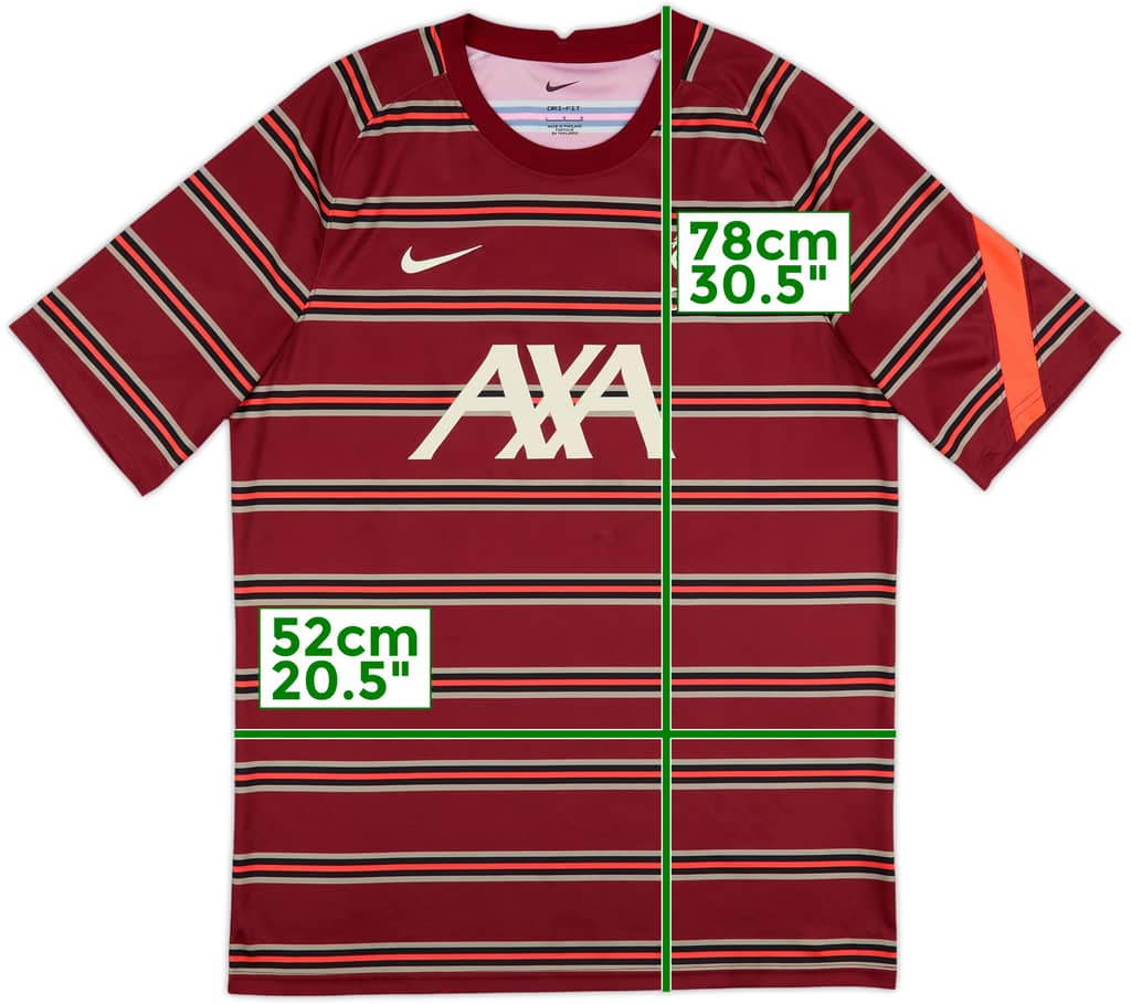 2021-22 Liverpool Nike Training Shirt - 9/10 - (L)