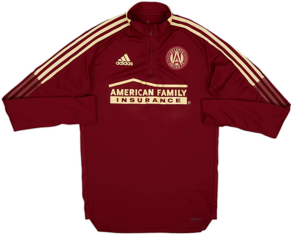 2020 Atlanta United adidas 1/4 Zip Drill Top - 9/10 - (S)