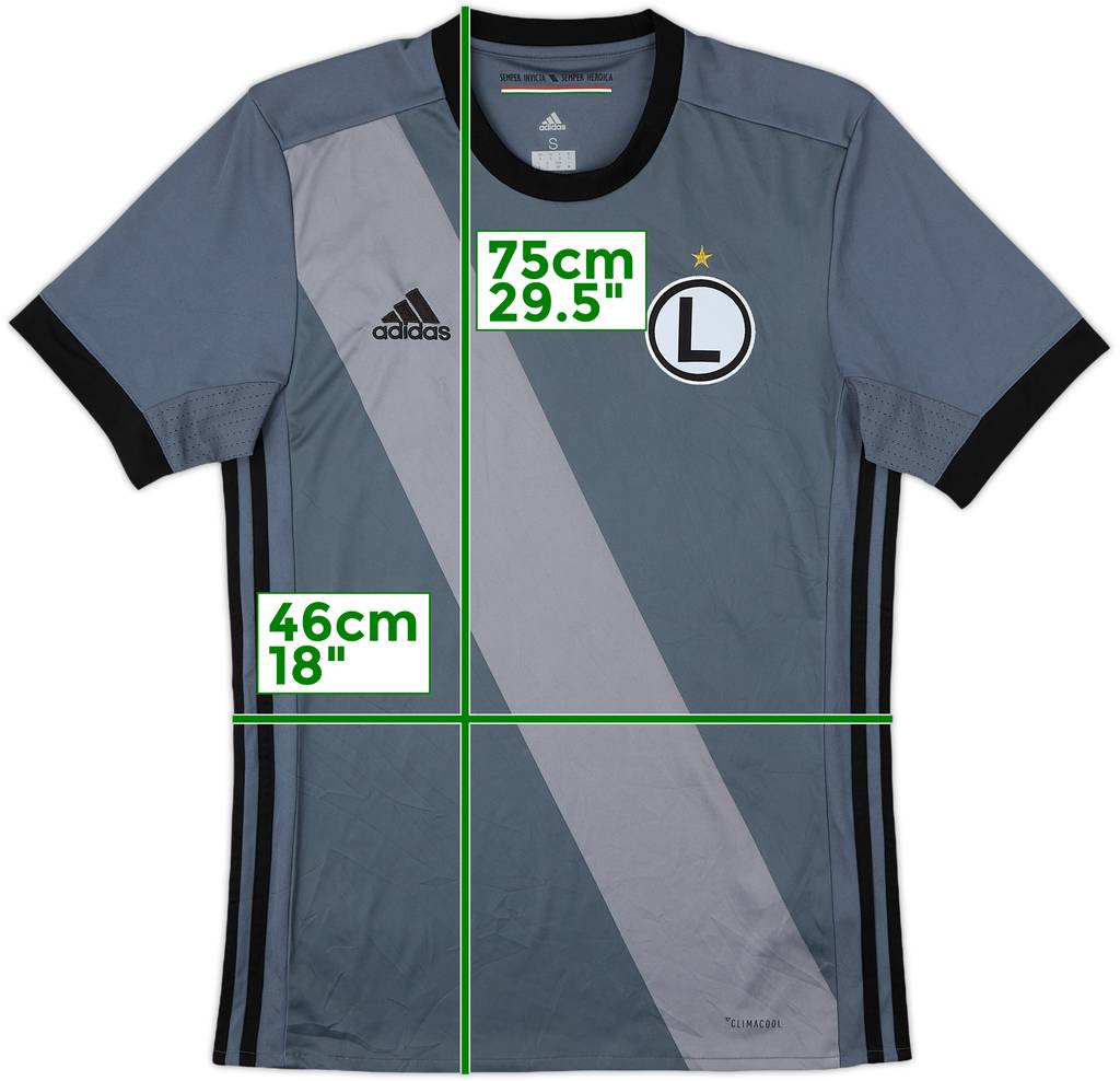 2017-18 Legia Warsaw Away Shirt - 10/10 - (S)