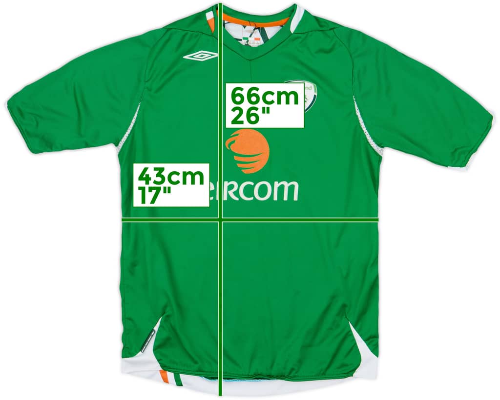 2006-08 Ireland Home Shirt - 5/10 - (XL.Boys)