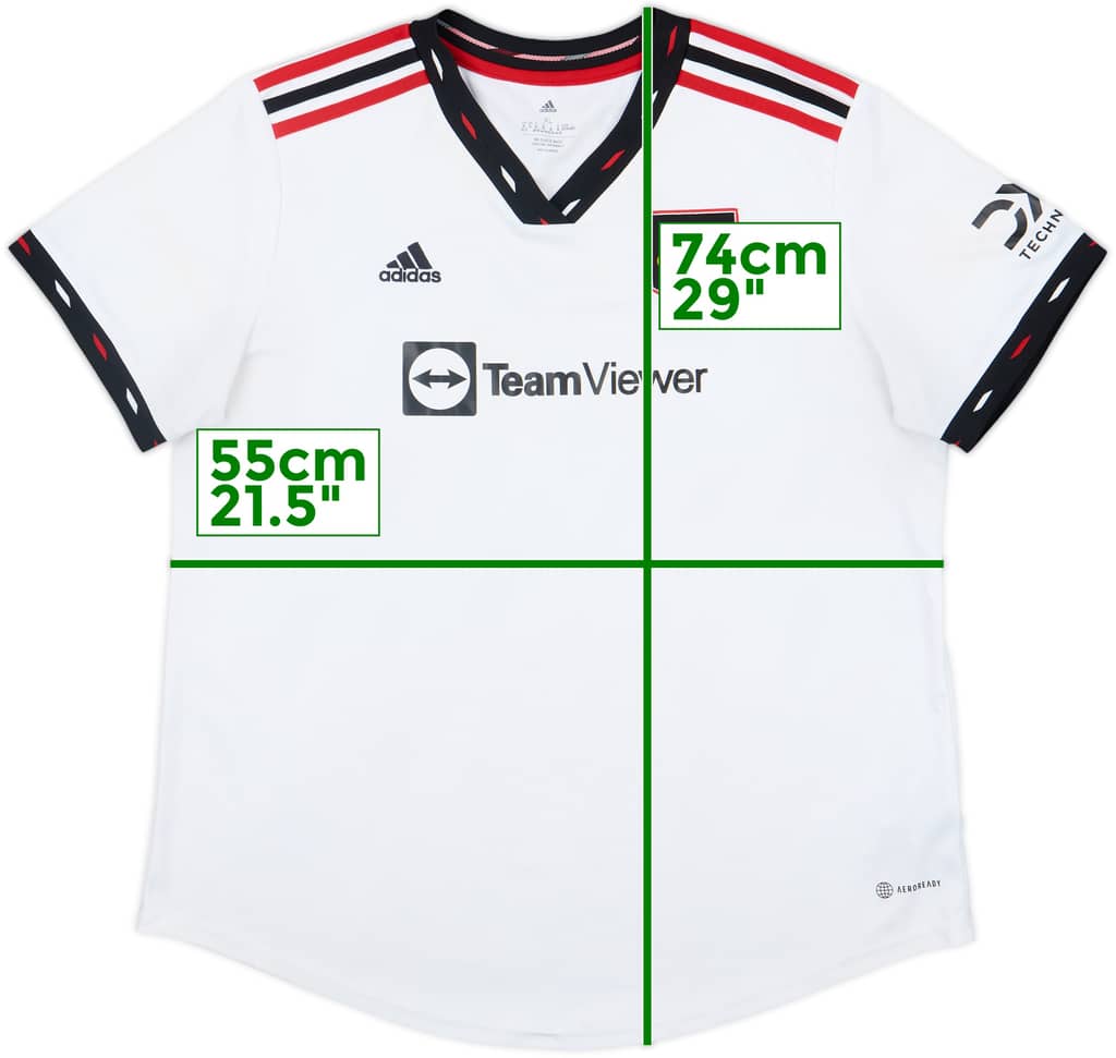 2022-23 Manchester United Away Shirt - 7/10 - (Women's XL)