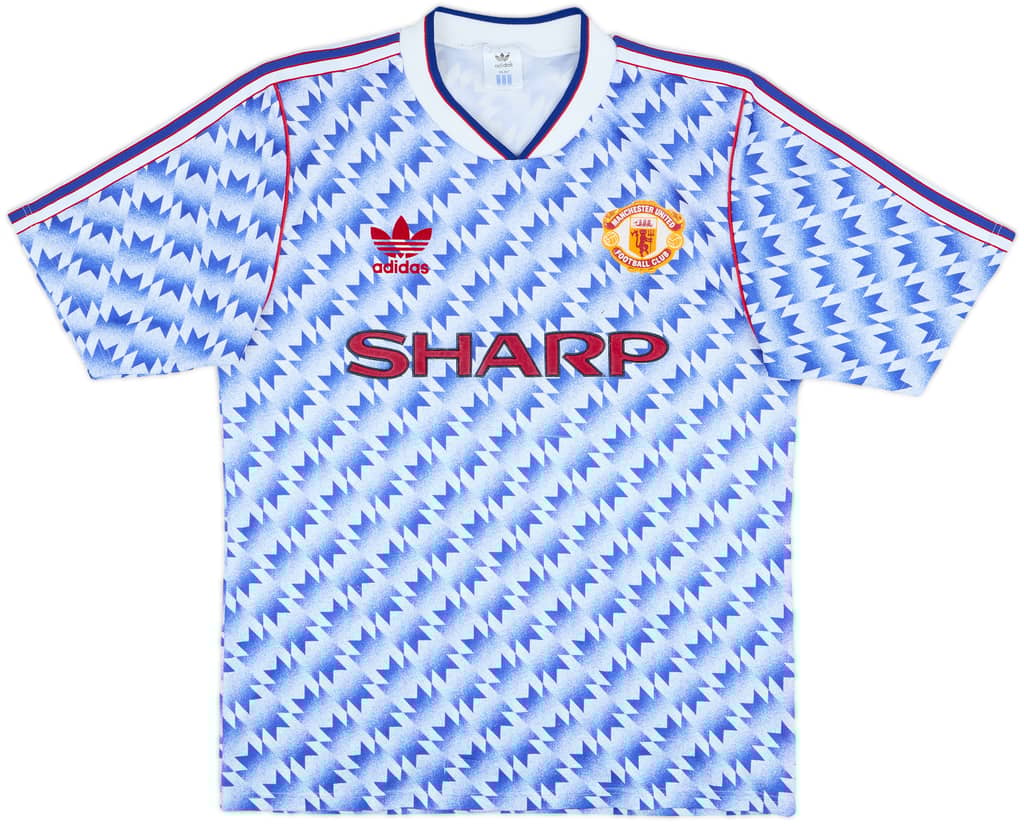 1990-92 Manchester United Away Shirt - 7/10 - (M)