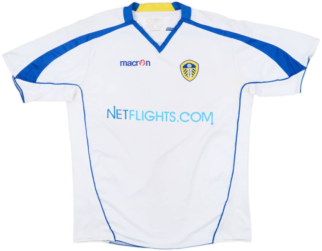 2008-09 Leeds United Home Shirt - 4/10 - (XL)