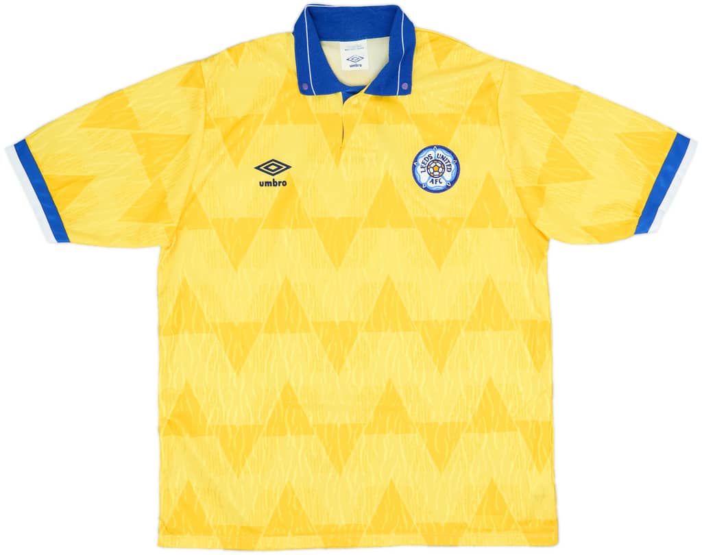 1989-91 Leeds United Away Shirt - 8/10 - (L)