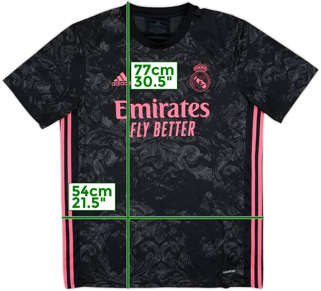 2020-21 Real Madrid Third Shirt - 10/10 - (L)