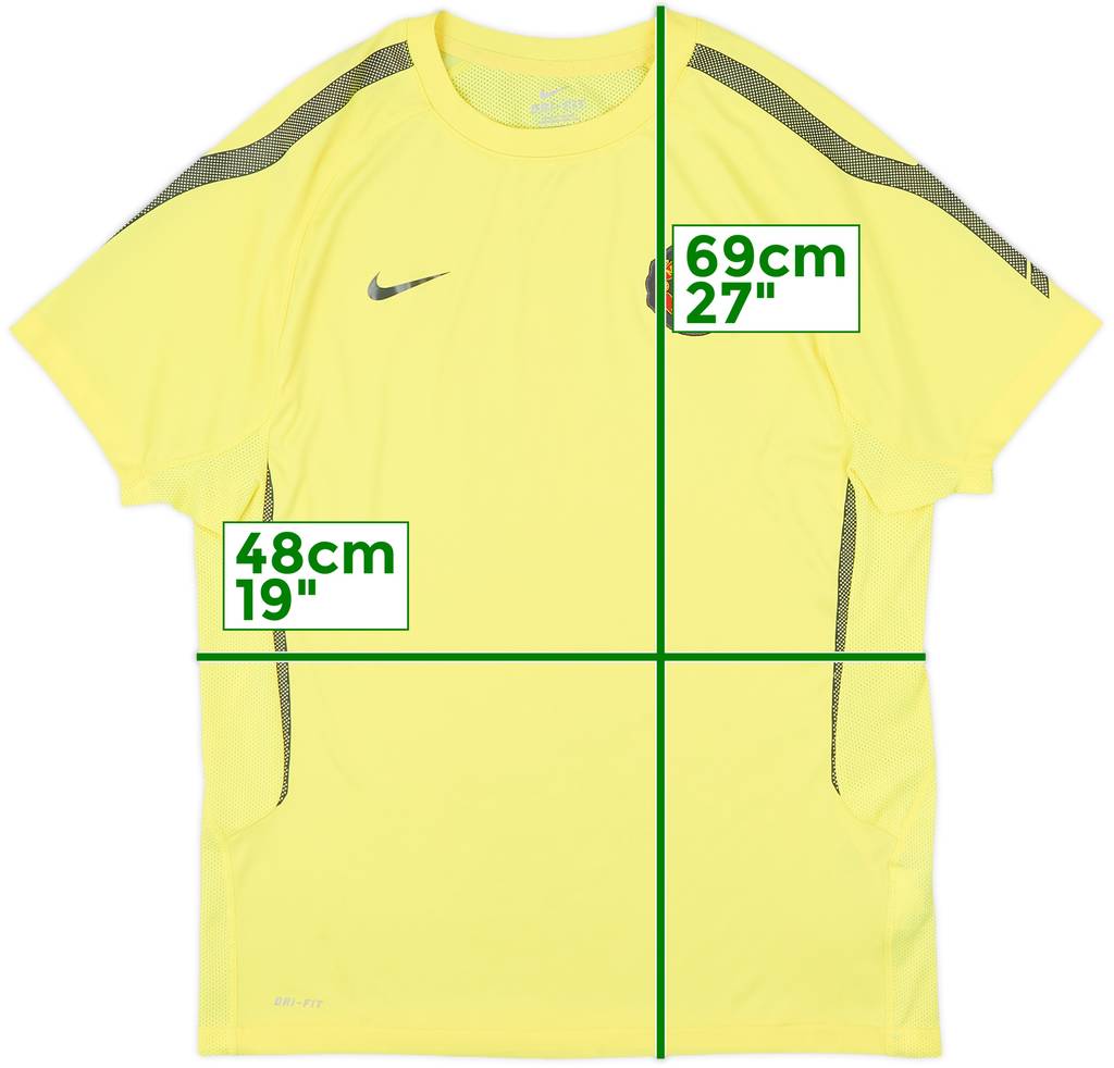 2010-11 Manchester United Nike Training Shirt - 8/10 - (XL.Boys)