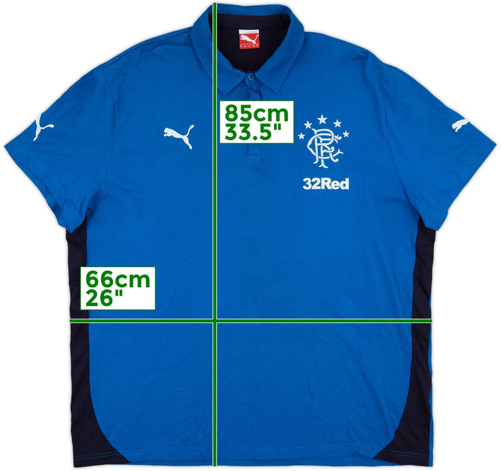 2013-14 Rangers Puma Polo Shirt - 6/10 - (3XL)