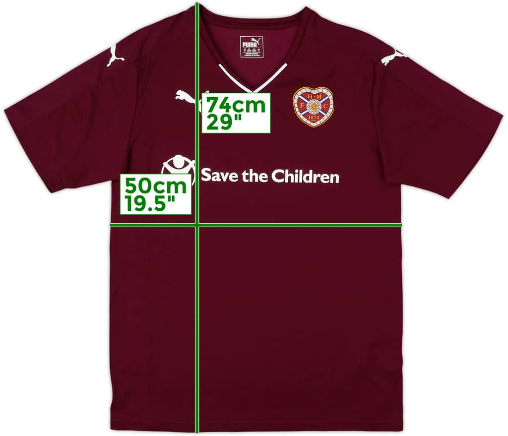 2015-16 Hearts Home Shirt - 10/10 - (M)