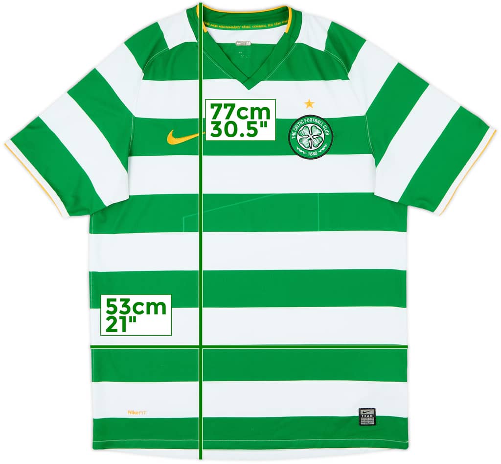 2008-10 Celtic Home Shirt - 4/10 - (M)