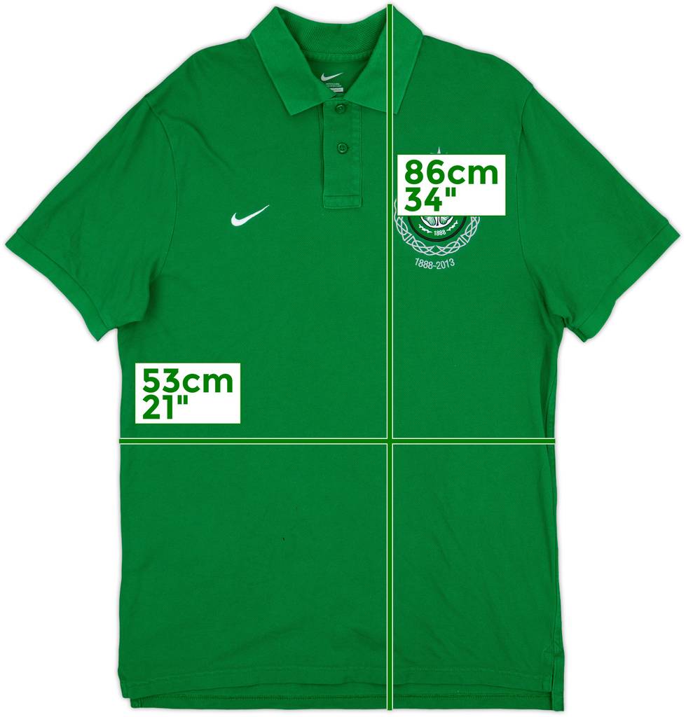 2012-13 Celtic Nike Polo Shirt - 9/10 - (XL)
