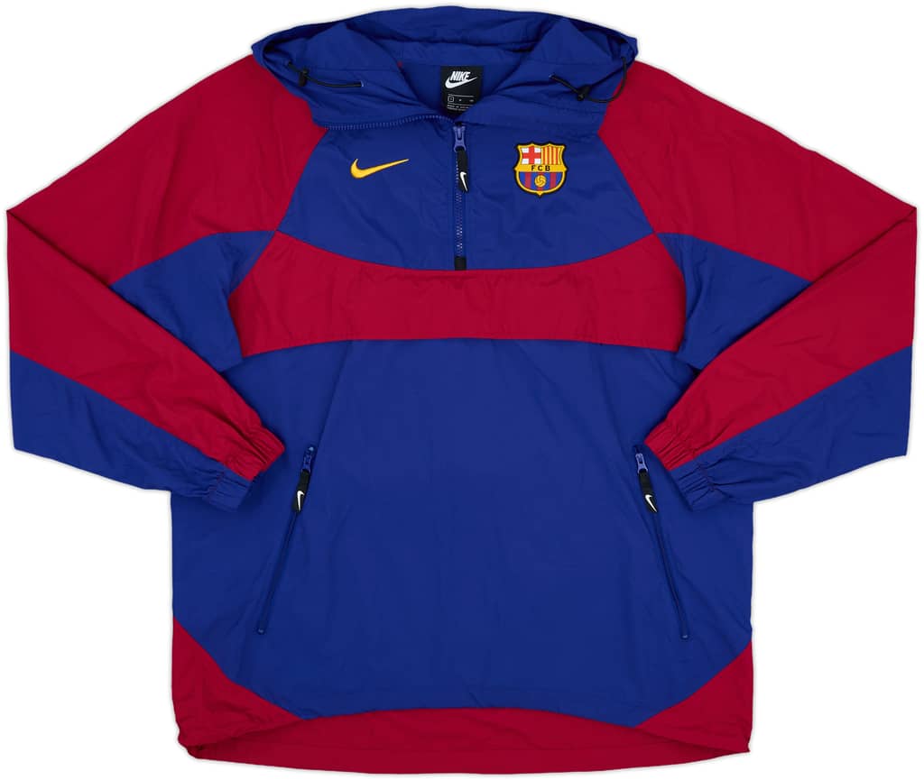 2020-21 Barcelona Nike 1/4 Zip Rain Jacket - 8/10 - (S)