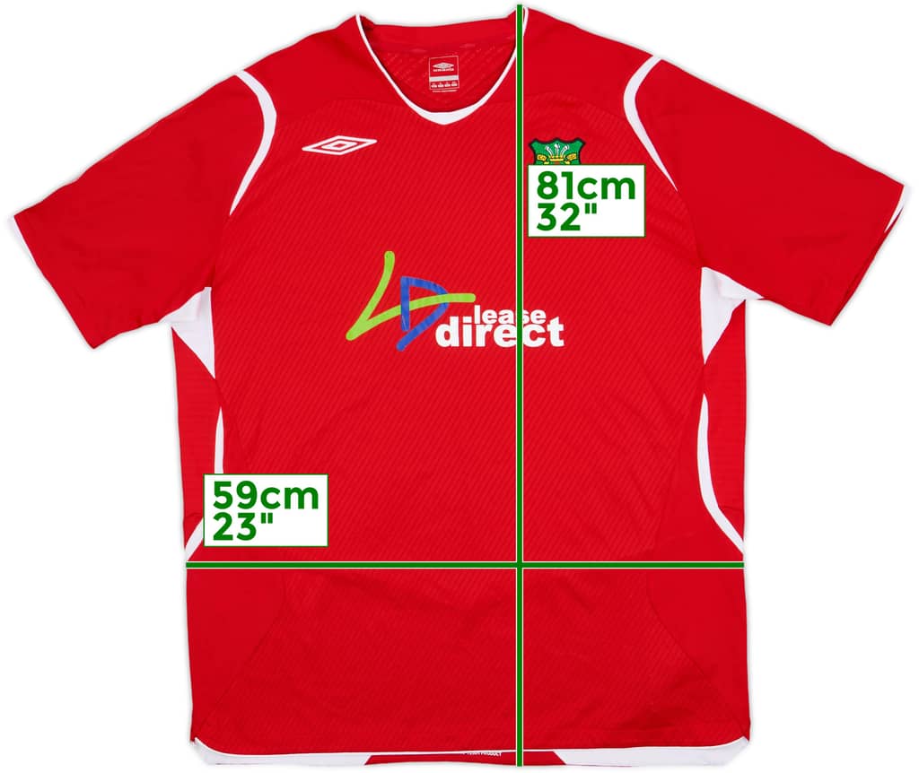 2008-09 Wrexham Home Shirt - 7/10 - (XL)