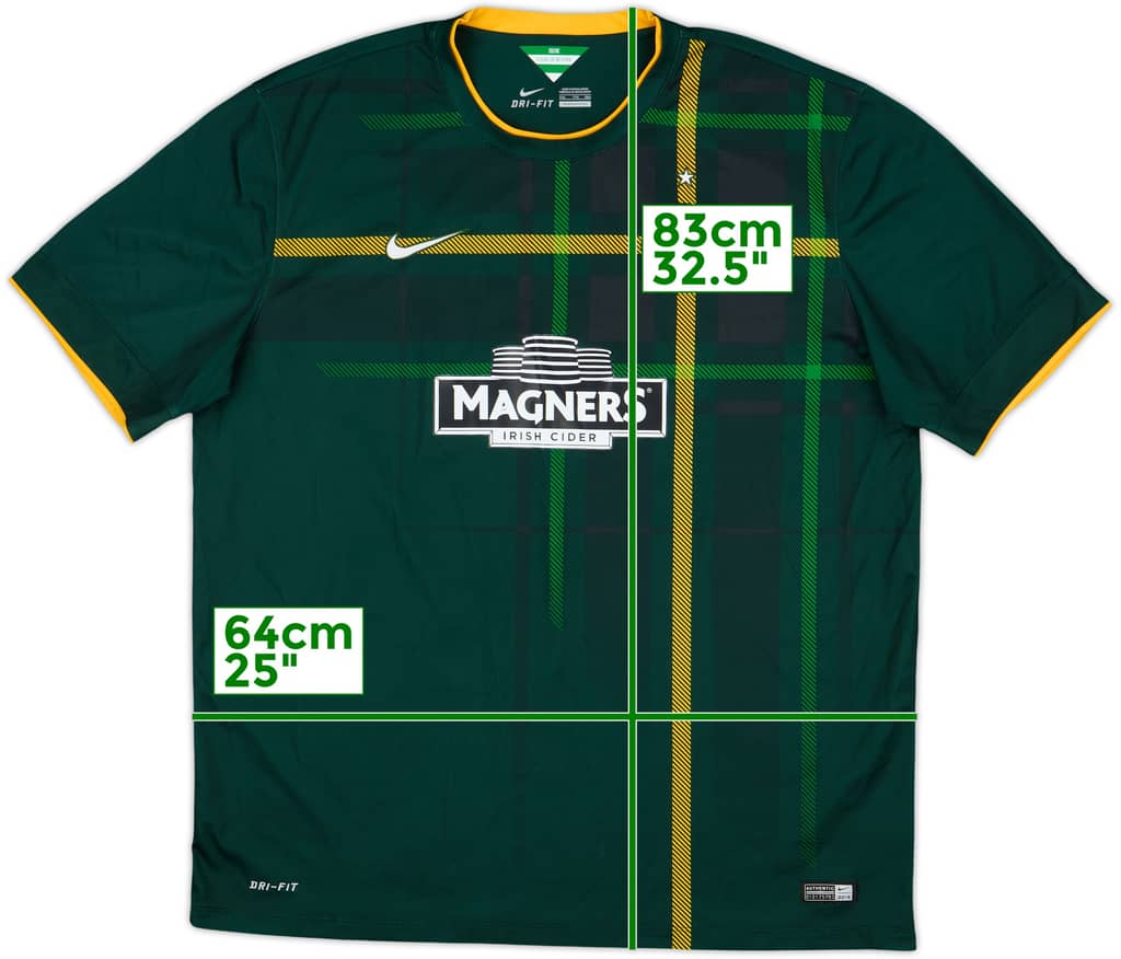 2014-15 Celtic Away Shirt - 8/10 - (XXL)