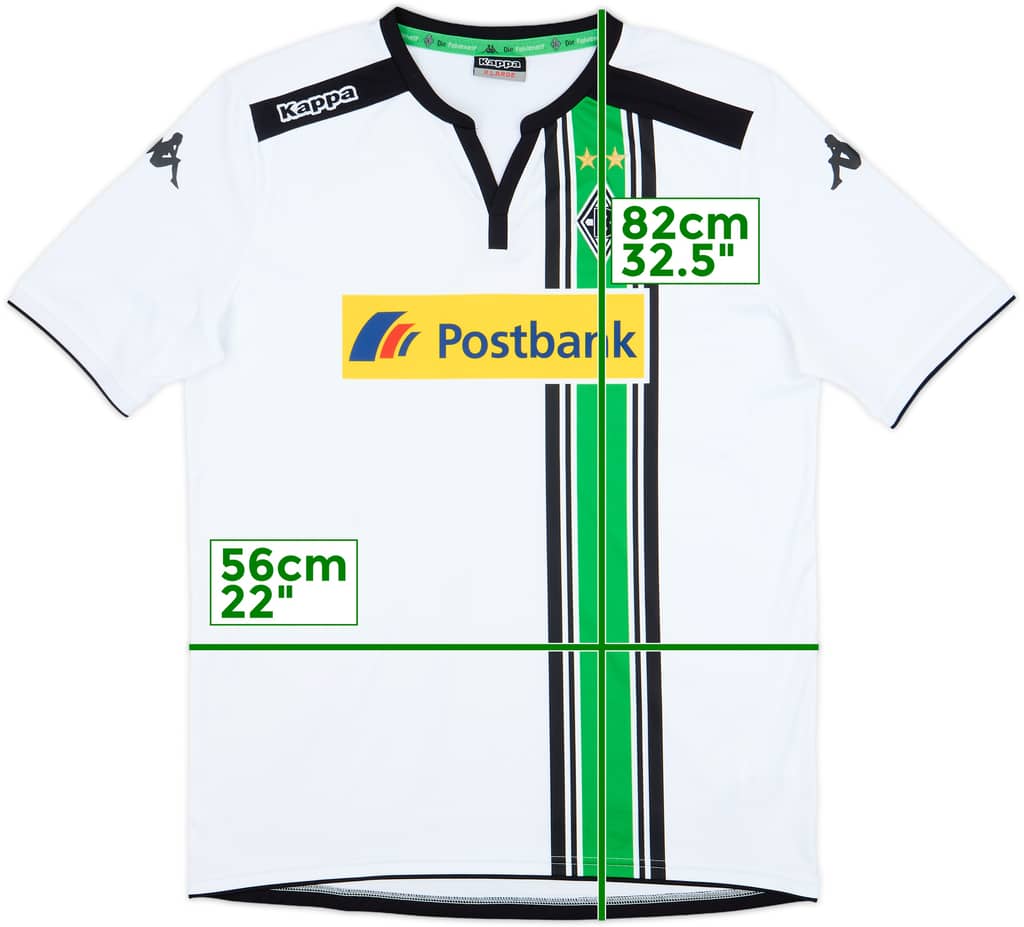 2015-16 Borussia Monchengladbach Home Shirt - 8/10 - (XL)