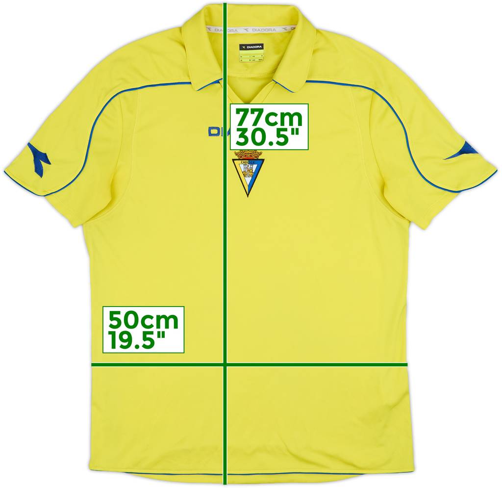 2008-09 Cadiz Home Shirt - 7/10 - (M)