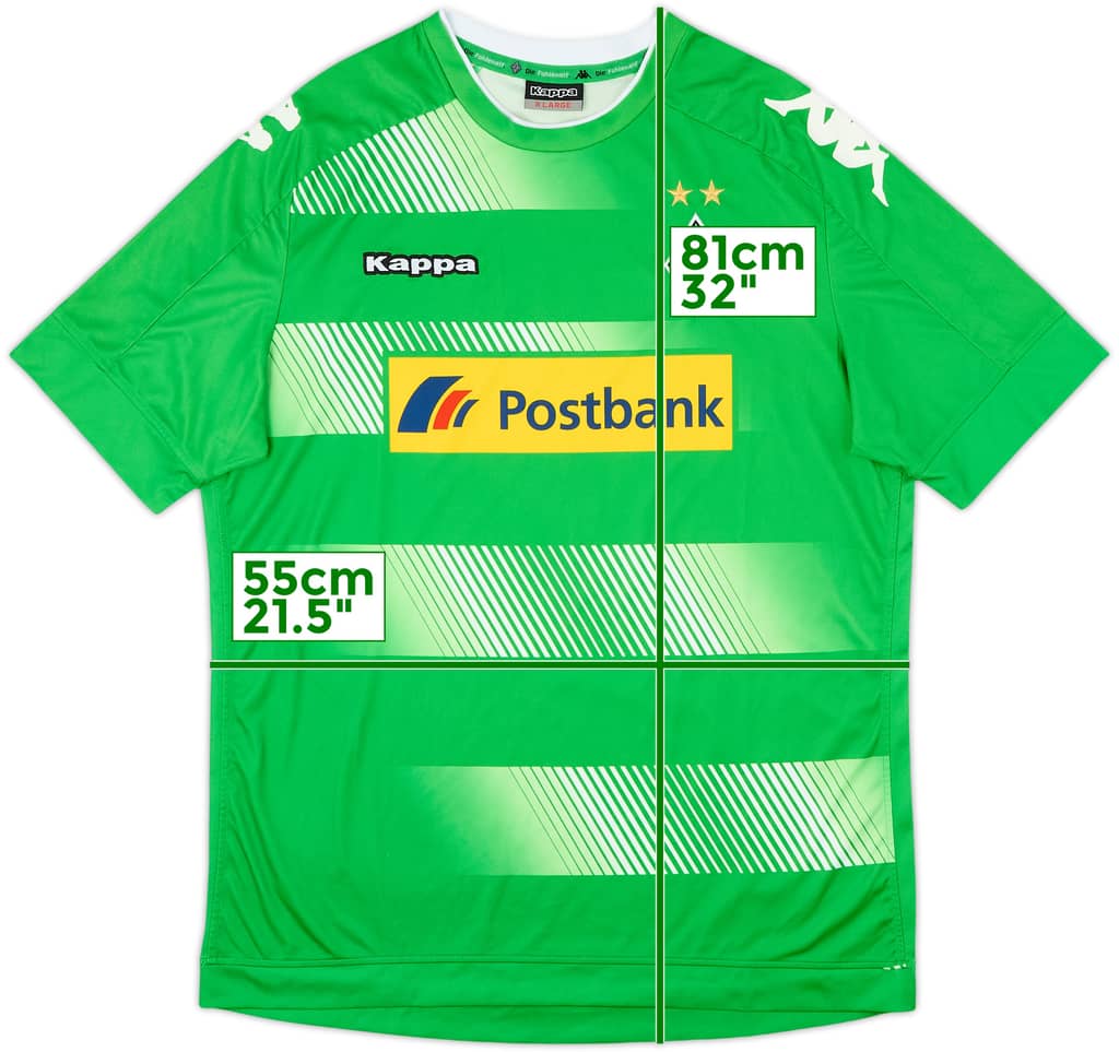 2016-17 Borussia Monchengladbach Away Shirt - 10/10 - (XL)