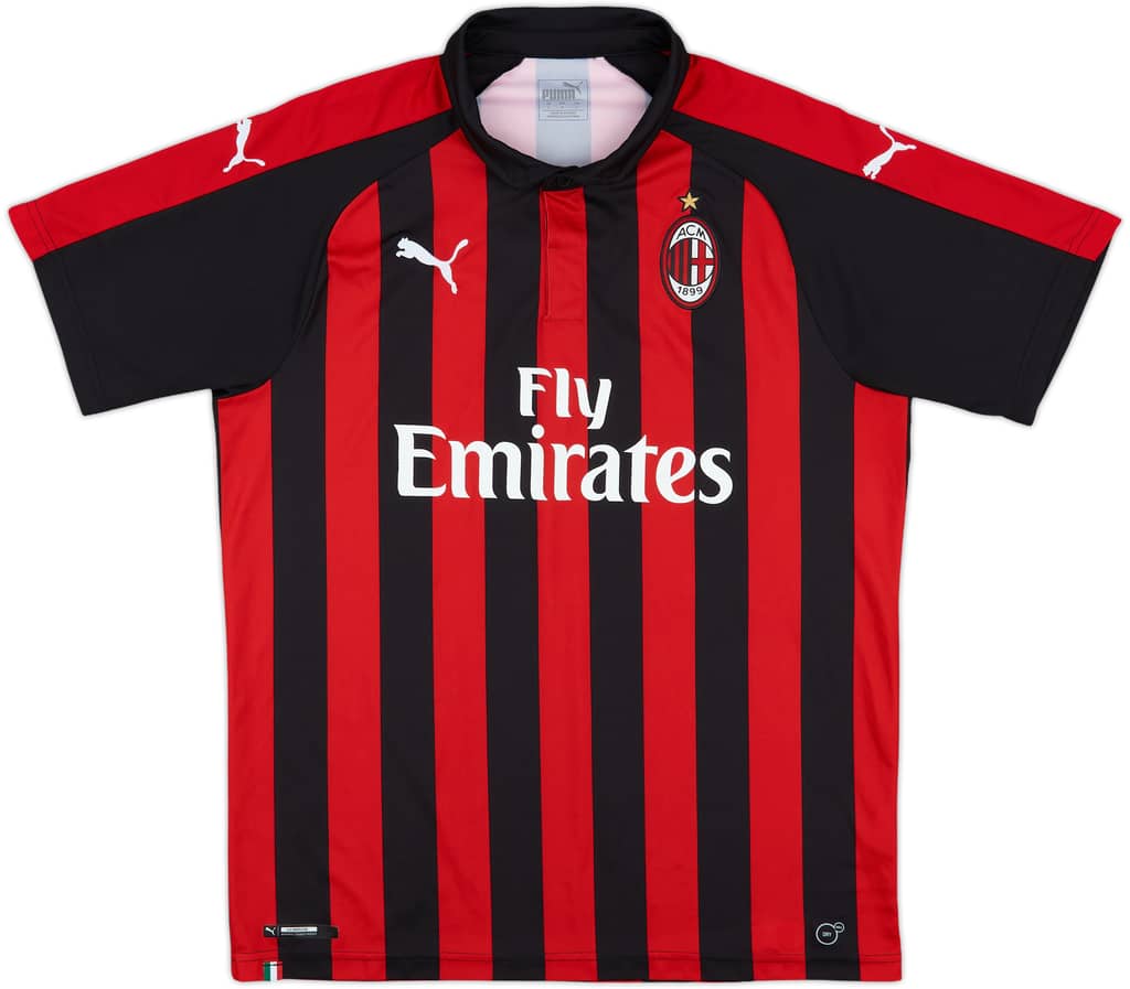 2018-19 AC Milan Home Shirt - 8/10 - (L)