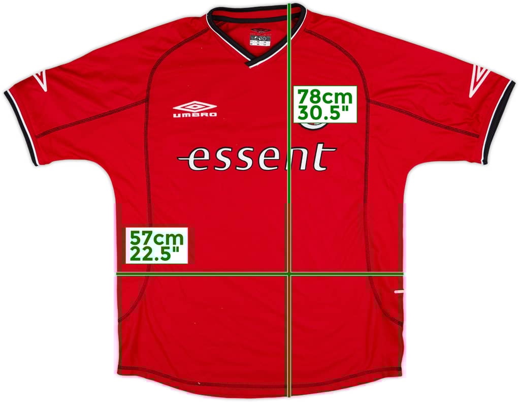 2001-02 FC Twente Home Shirt - 8/10 - (XL)