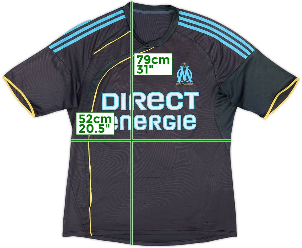 2009-10 Olympique Marseille Third Shirt - 7/10 - (L)