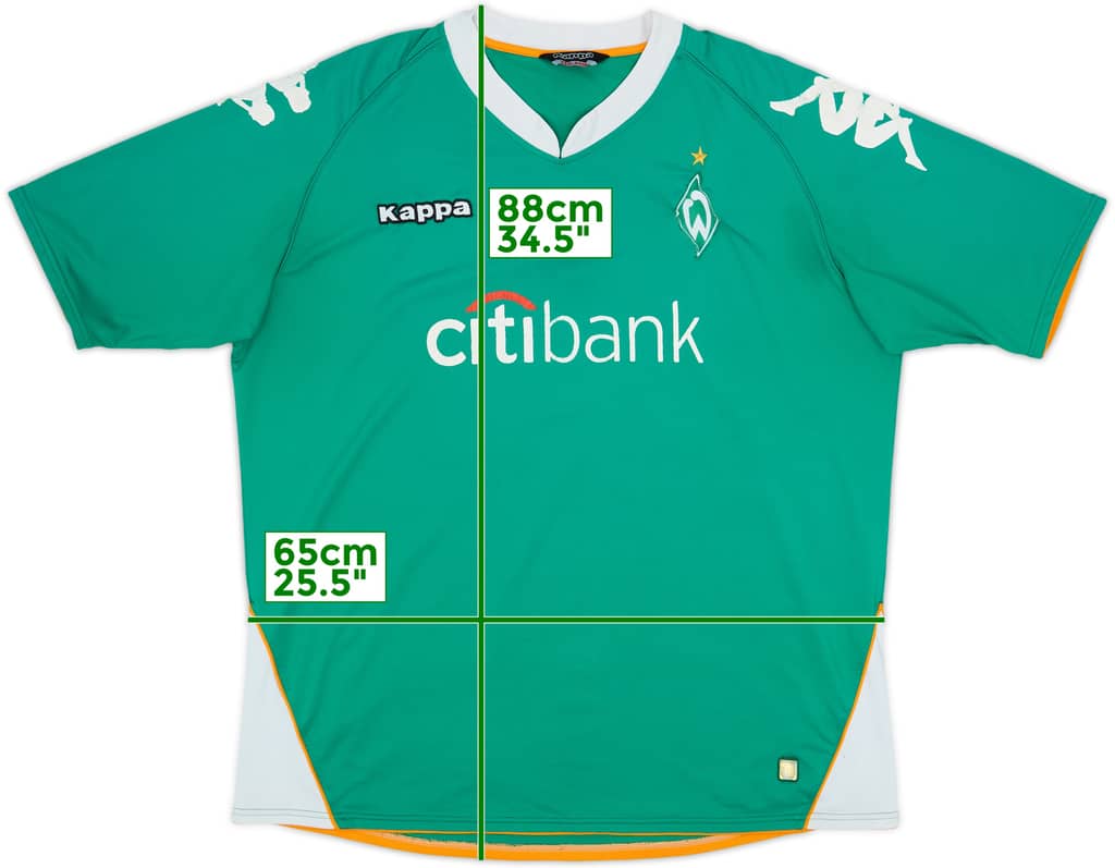 2007-08 Werder Bremen Home Shirt - 6/10 - (3XL)