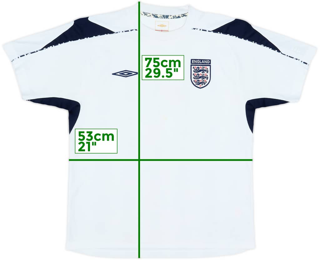 2004-05 England Umbro Training Shirt - 5/10 - (M)