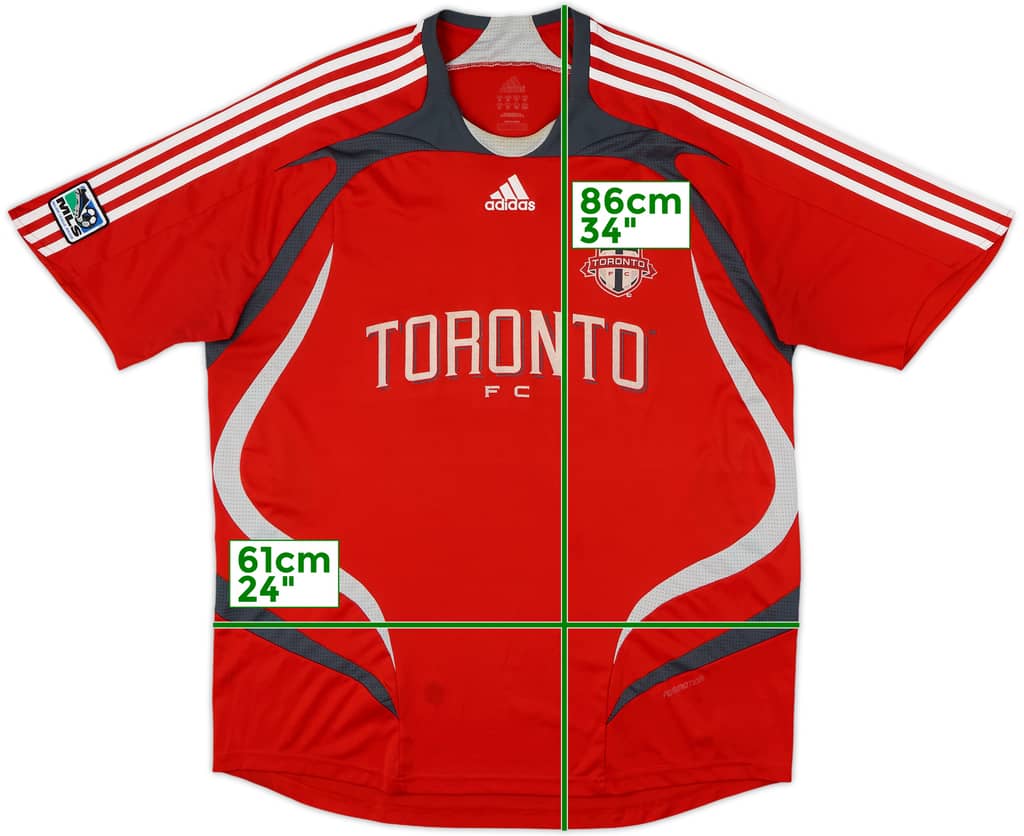 2007-08 Toronto FC Home Shirt - 6/10 - (XL)