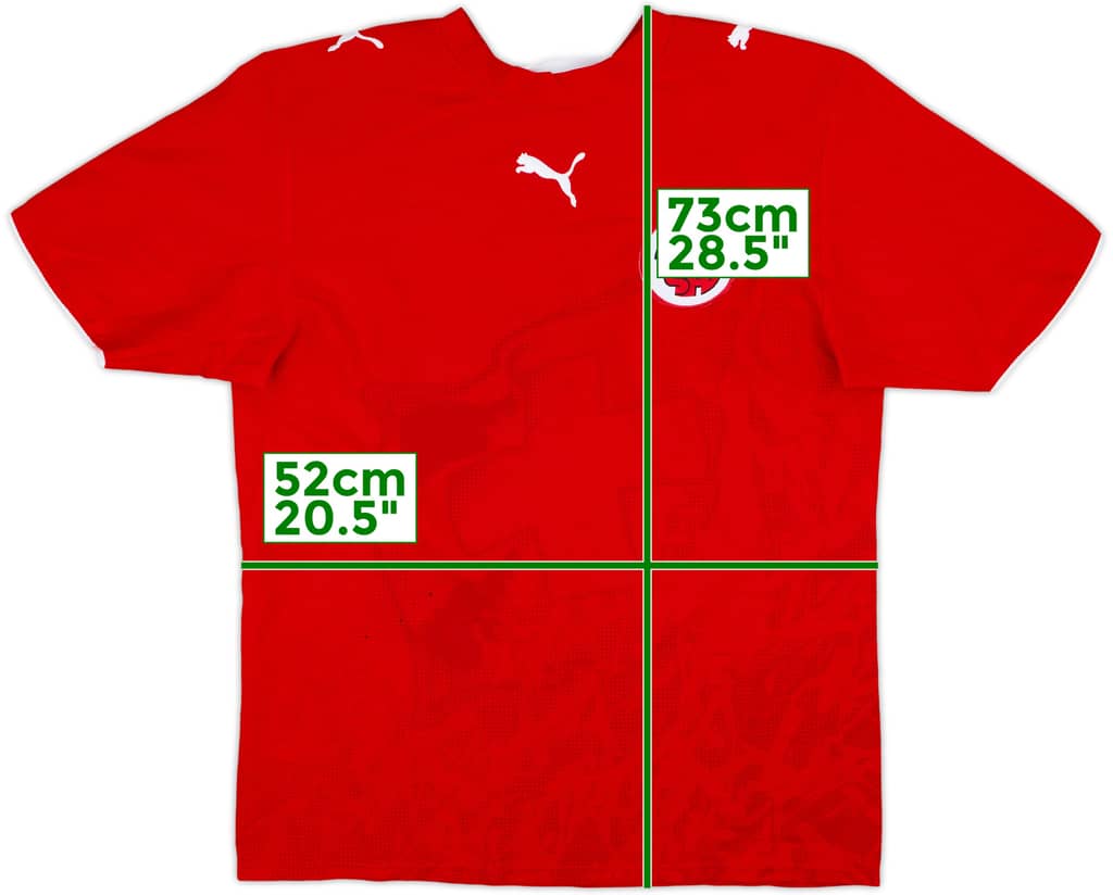 2006-08 Switzerland Signed Home Shirt - 6/10 - (M)
