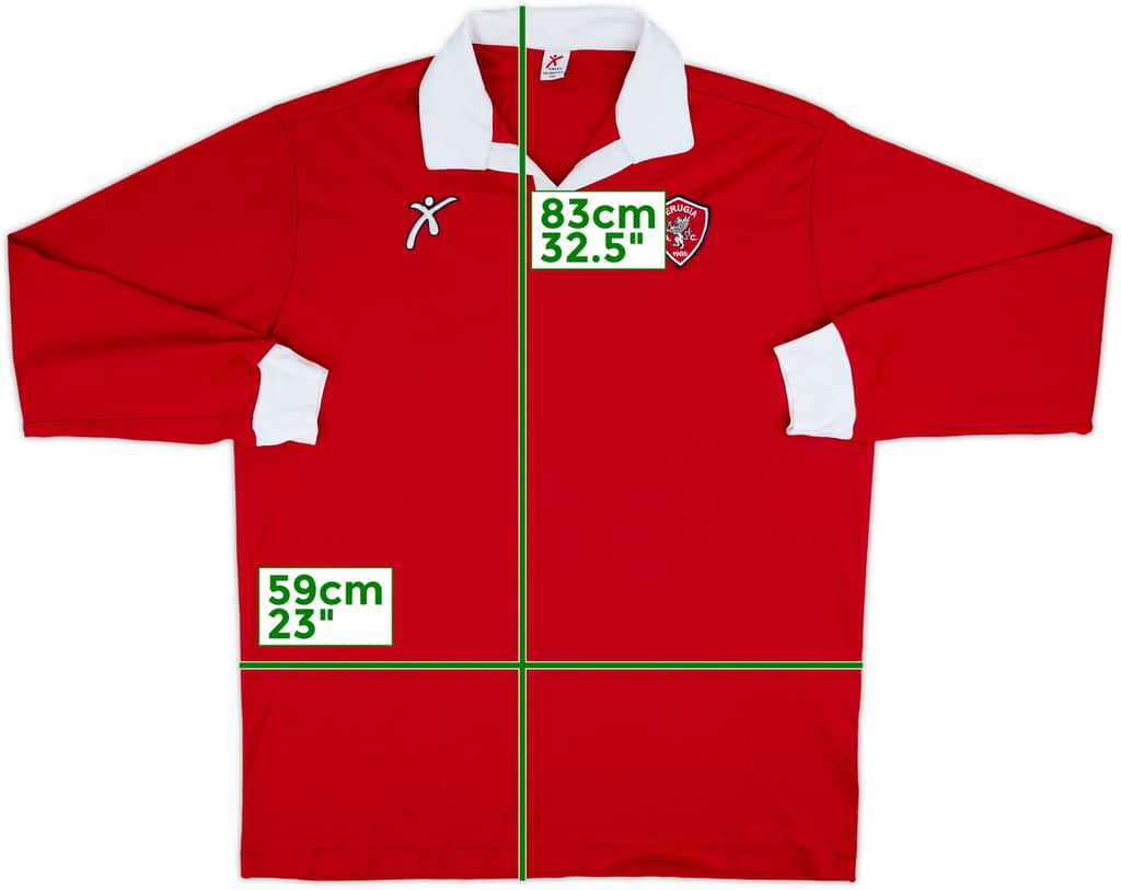 2001-02 Perugia Galex Training L/S Shirt - 9/10 - (XXL)