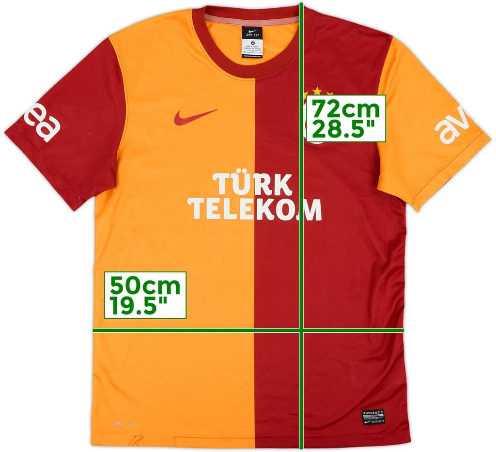 2013-14 Galatasaray Home Shirt - 6/10 - (M)