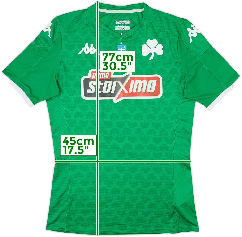 2019-20 Panathinaikos Home Shirt - 6/10 - (L)