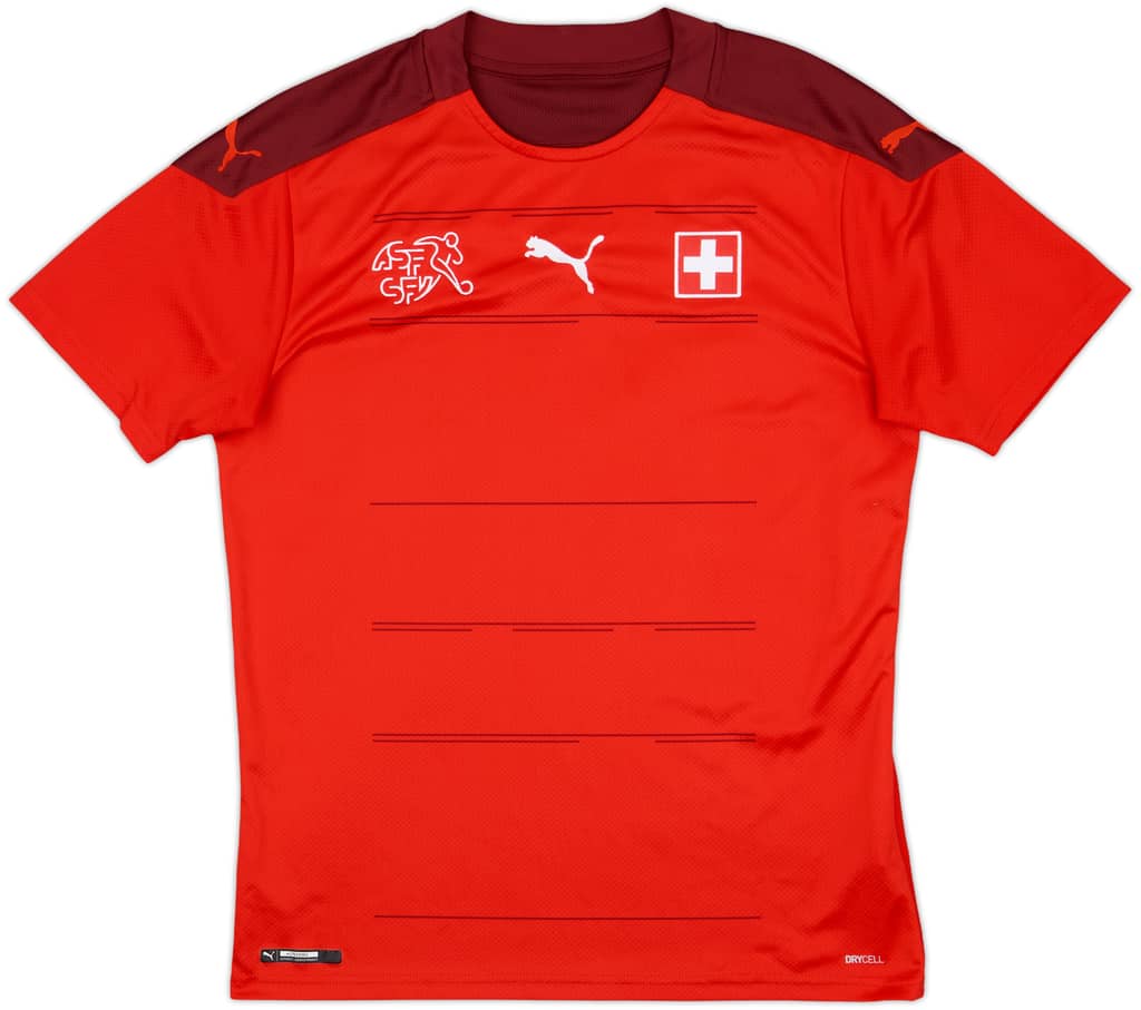 2020-21 Switzerland Home Shirt - 8/10 - (M)