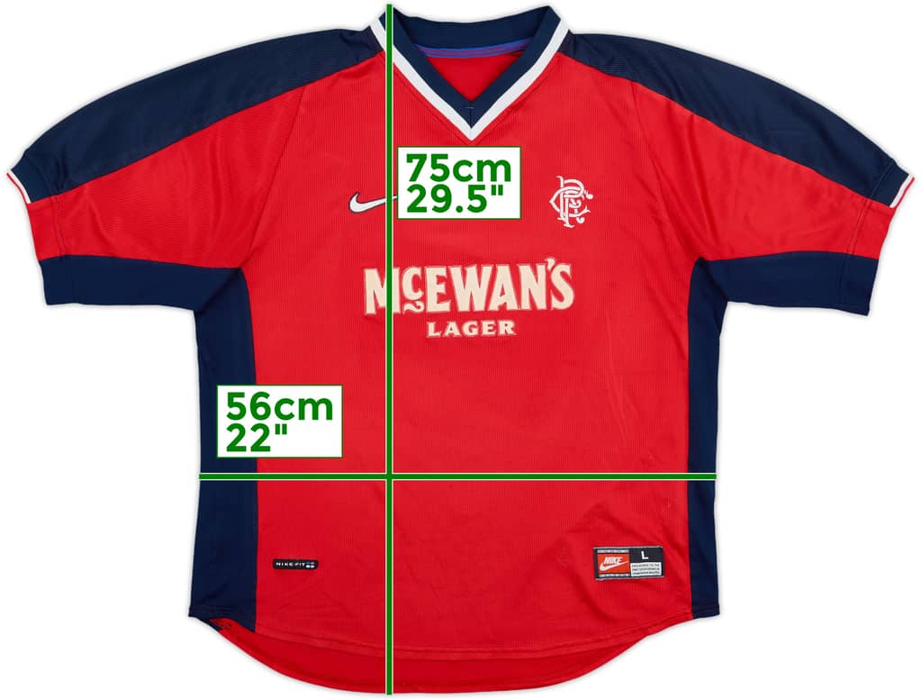 1998-99 Rangers Away Shirt - 7/10 - (L)