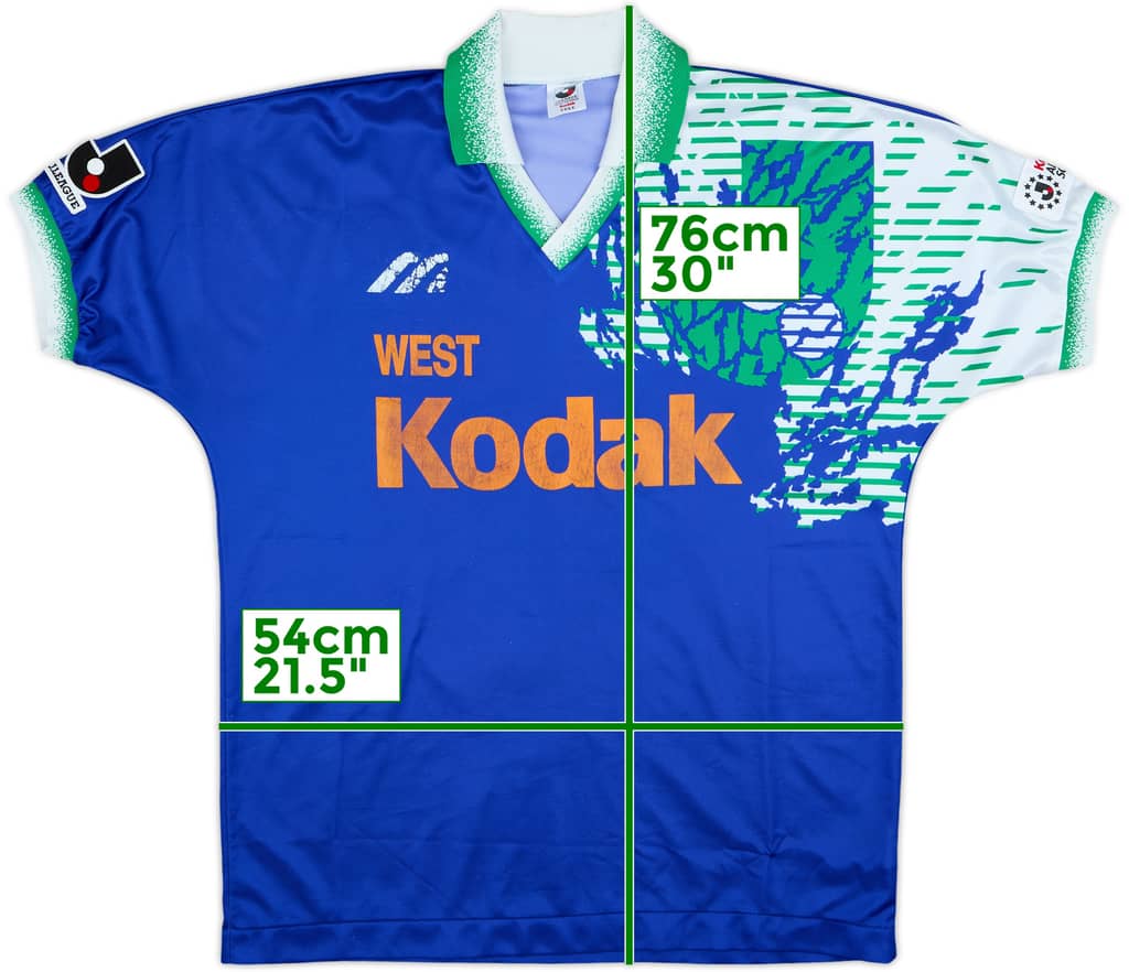 1993 J League All Star Match West Shirt - 6/10 - (L)