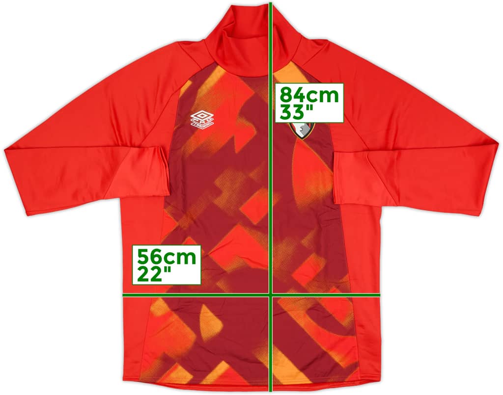 2022-23 Bournemouth Umbro Drill Top - 10/10 - (L)