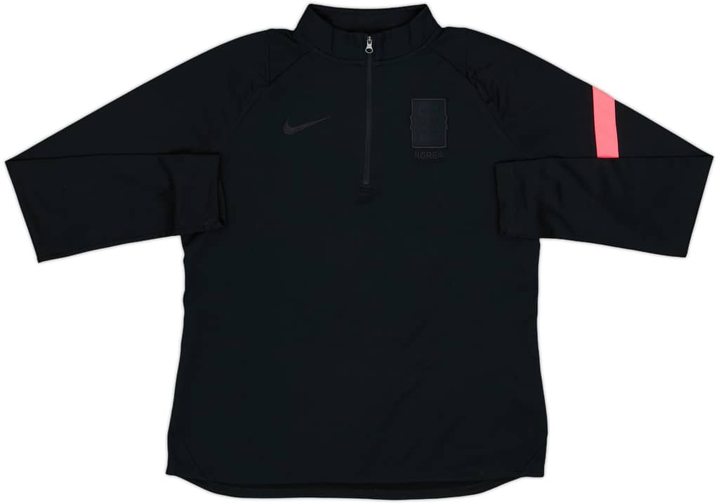 2020-21 South Korea Nike 1/4 Zip Drill Top - 8/10 - (M.Boys)